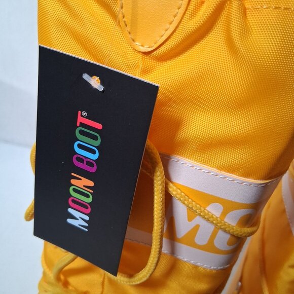 Moon Boot Boots Icon Nylon Yellow EU 35/38 Men US 3.5-6 Women US 4.5-7 - Picture 16 of 16